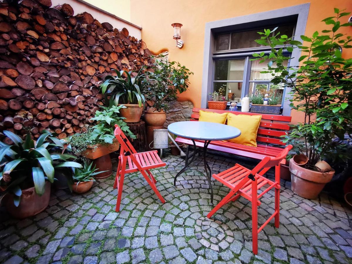 Charmantes Apartment Siebenschlaefer - Ferienwohnung Cafe 7 Weida Экстерьер фото